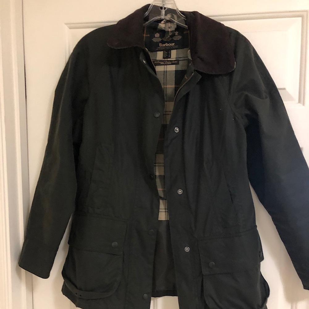 Barbour Tartan Coat size 4